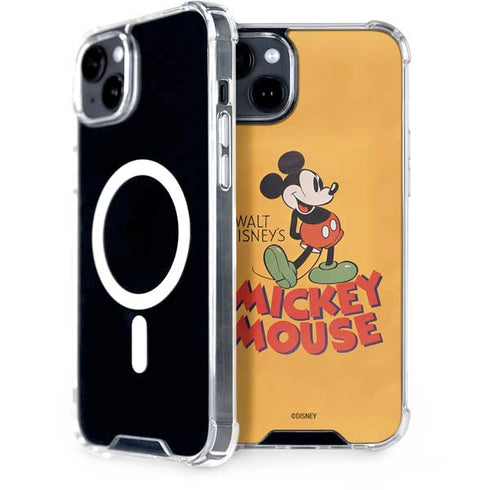 Disney Mickey Mouse Walt Disney Classic Character iPhone 15 Plus MagSafe Case