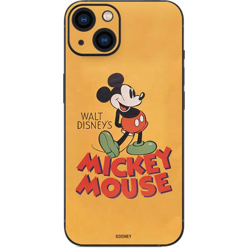 Disney Mickey Mouse Walt Disney Classic Character iPhone 15 Plus Skin
