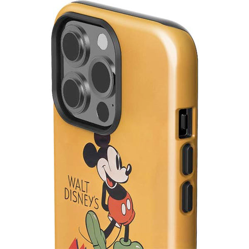 Disney Mickey Mouse Walt Disney Classic Character iPhone 15 Pro Impact Case