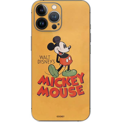 Disney Mickey Mouse Walt Disney Classic Character iPhone 14 Pro Max Skin
