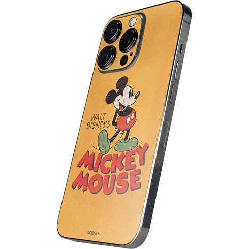 Disney Mickey Mouse Walt Disney Classic Character iPhone 14 Pro Max Skin