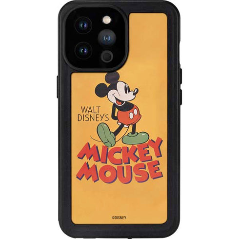 Disney Mickey Mouse Walt Disney Classic Character iPhone 14 Pro Max Waterproof Case