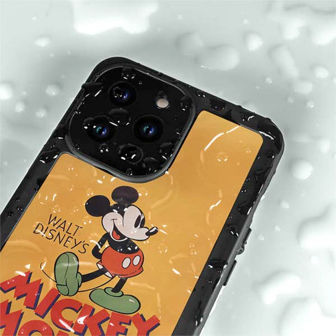 Disney Mickey Mouse Walt Disney Classic Character iPhone 14 Pro Max Waterproof Case