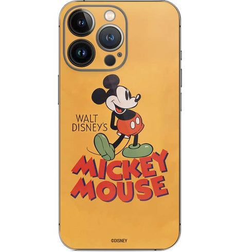 Disney Mickey Mouse Walt Disney Classic Character iPhone 14 Pro Skin
