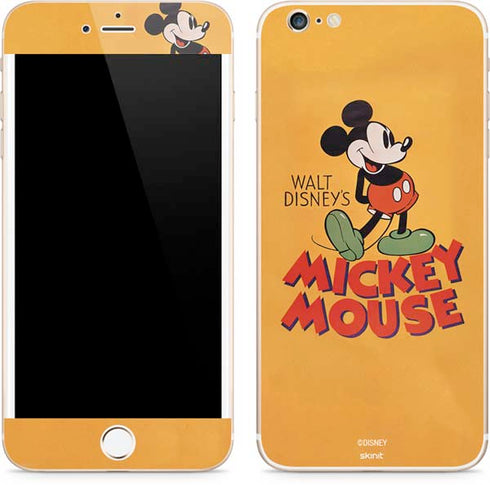 Disney Mickey Mouse Walt Disney Classic Character iPhone 6/6s Plus Skin