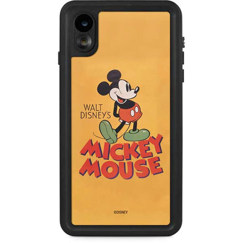 Disney Mickey Mouse Walt Disney Classic Character iPhone XR Waterproof Case
