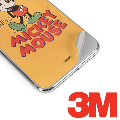 Disney Mickey Mouse Walt Disney Classic Character iPhone XS Skin
