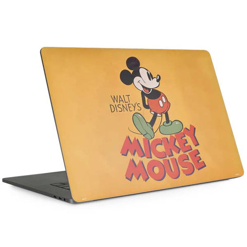 Disney Mickey Mouse Walt Disney Classic Character Apple MacBook Pro 15-inch Skin