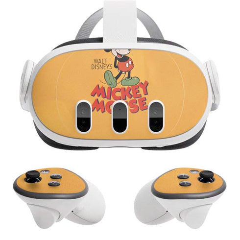 Disney Mickey Mouse Walt Disney Classic Character Meta Quest 3 Skin
