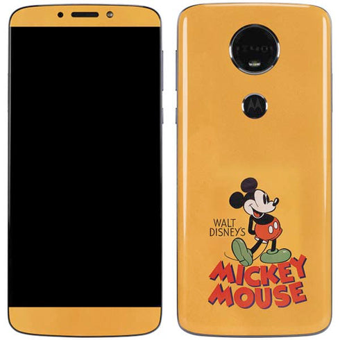 Disney Mickey Mouse Walt Disney Classic Character Moto E5 Plus Skin