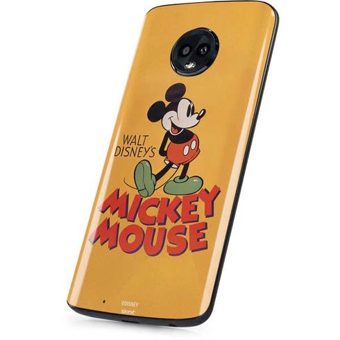 Disney Mickey Mouse Walt Disney Classic Character Moto G6 Skin