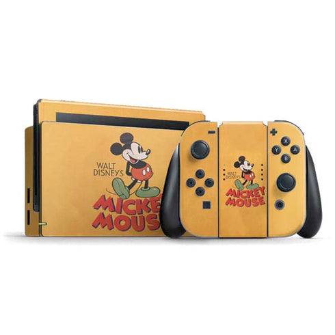 Disney Mickey Mouse Walt Disney Classic Character Nintendo Switch Bundle Skin