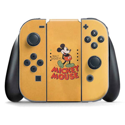 Disney Mickey Mouse Walt Disney Classic Character Nintendo Switch (2017-2021) Joy-Con Controller Skin