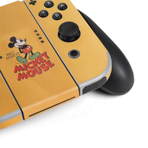 Disney Mickey Mouse Walt Disney Classic Character Nintendo Switch OLED (2021) Skin