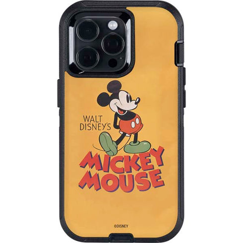 Disney Mickey Mouse Walt Disney Classic Character Otterbox Defender iPhone Skin