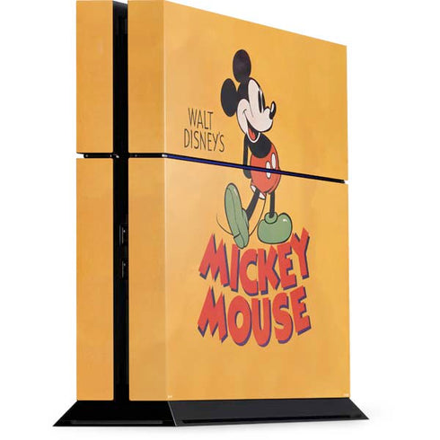 Disney Mickey Mouse Walt Disney Classic Character PS4 Console Skin
