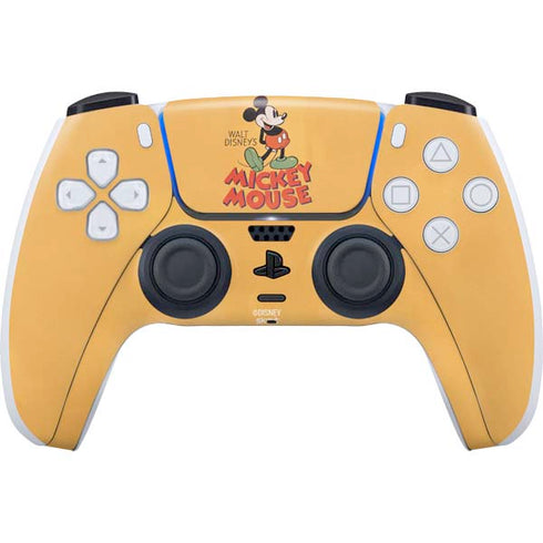 Disney Mickey Mouse Walt Disney Classic Character PS5 Controller Skin