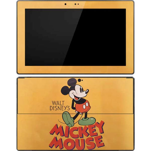 Disney Mickey Mouse Walt Disney Classic Character Surface Pro Tablet Skin