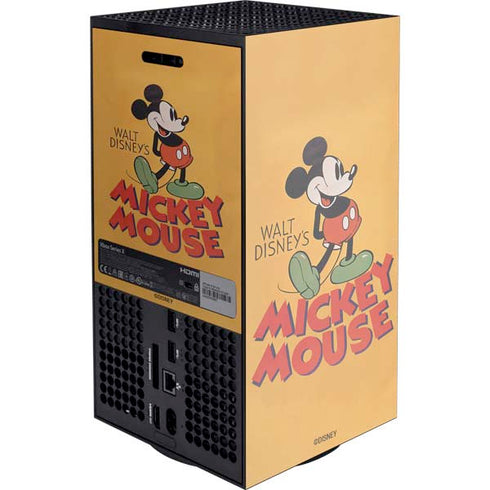 Disney Mickey Mouse Walt Disney Classic Character Xbox Series X Console Skin