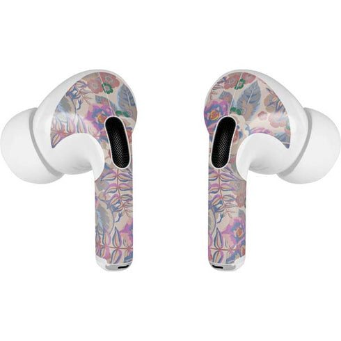Warm Taupe Floral AirPods Pro 2nd Gen Skin