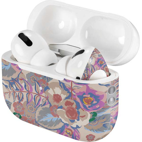 Warm Taupe Floral AirPods Pro 2nd Gen Skin