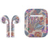 Warm Taupe Floral Apple AirPods 2 Skin