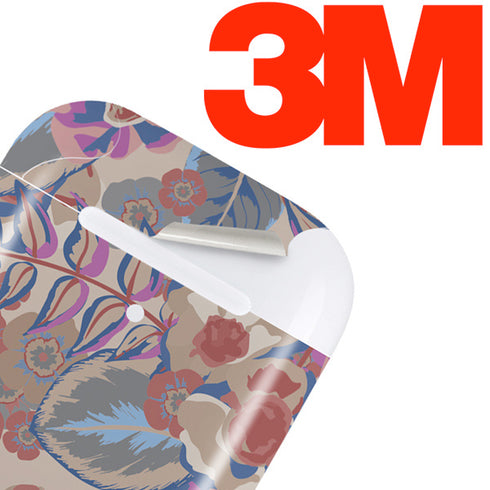 Warm Taupe Floral Apple AirPods 2 Skin