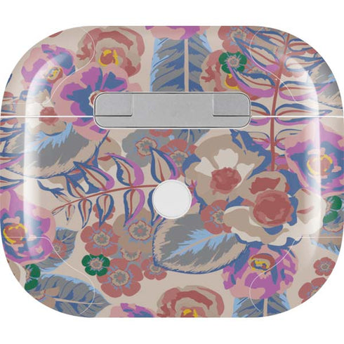 Warm Taupe Floral Apple AirPods (3rd Gen 2021) Skin