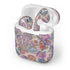 Warm Taupe Floral Apple AirPods Skin