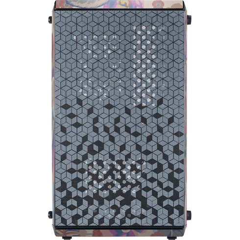 Warm Taupe Floral Cooler Master MasterBox Q300L Mini Tower Skin