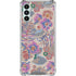 Warm Taupe Floral Galaxy A13 5G Clear Case