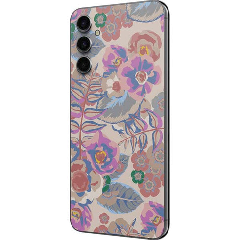 Warm Taupe Floral Galaxy A14 5G Skin