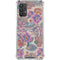 Warm Taupe Floral Galaxy A32 5G Clear Case