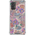 Warm Taupe Floral Galaxy A32 5G Clear Case