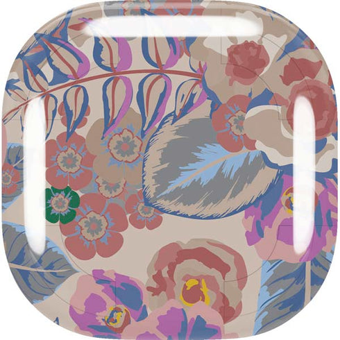 Warm Taupe Floral Galaxy Buds Live Skin