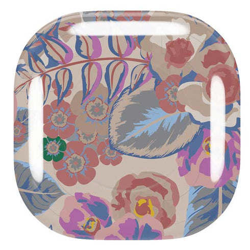 Warm Taupe Floral Galaxy Buds Pro Skin