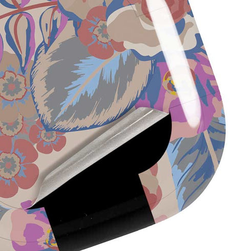 Warm Taupe Floral Galaxy Buds Pro Skin