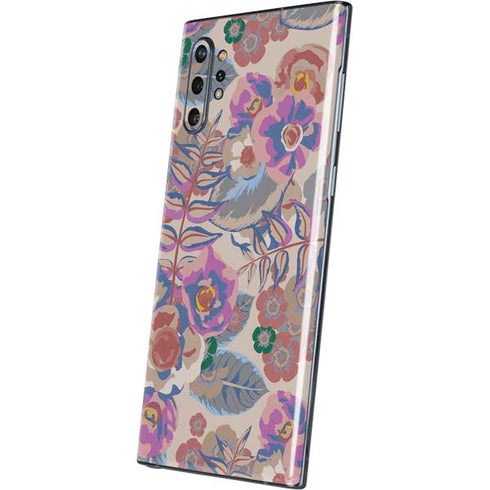 Warm Taupe Floral Galaxy Note 10 Plus Skin