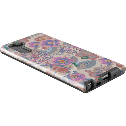 Warm Taupe Floral Galaxy Note 10 Pro Case