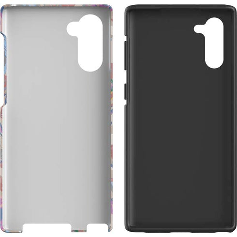 Warm Taupe Floral Galaxy Note 10 Pro Case