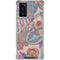 Warm Taupe Floral Galaxy Note20 5G Clear Case