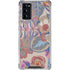 Warm Taupe Floral Galaxy Note20 5G Clear Case