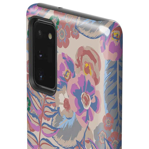 Warm Taupe Floral Galaxy Note20 5G Pro Case