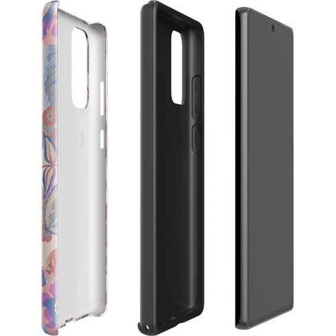 Warm Taupe Floral Galaxy Note20 5G Pro Case