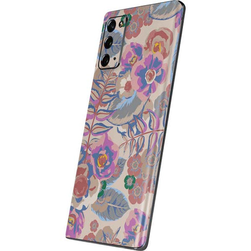 Warm Taupe Floral Galaxy Note20 5G Skin