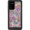Warm Taupe Floral Galaxy Note20 5G Waterproof Case