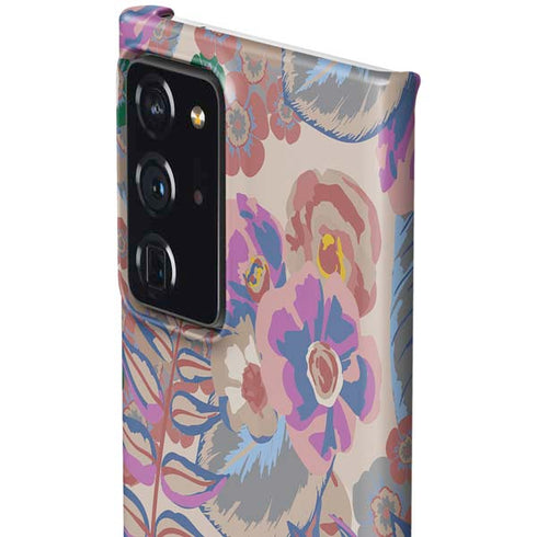Warm Taupe Floral Galaxy Note20 Ultra 5G Lite Case