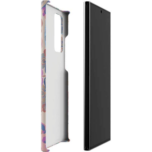 Warm Taupe Floral Galaxy Note20 Ultra 5G Lite Case