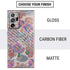 Warm Taupe Floral Galaxy Note20 Ultra 5G Skin