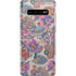 Warm Taupe Floral Galaxy S10 Plus Skin